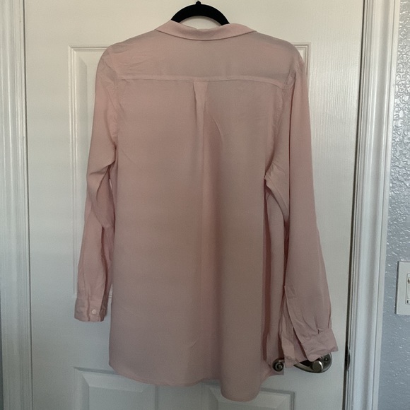 Pink button down Blouse - Picture 3 of 5